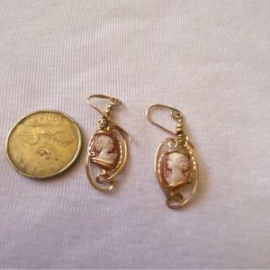 14k hand carved cameo hand made